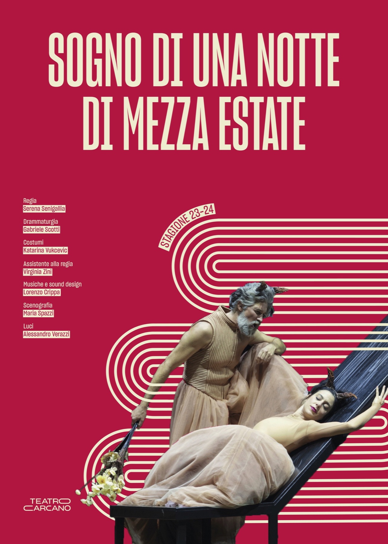 Teatro Carcano poster — Sogno di una notte