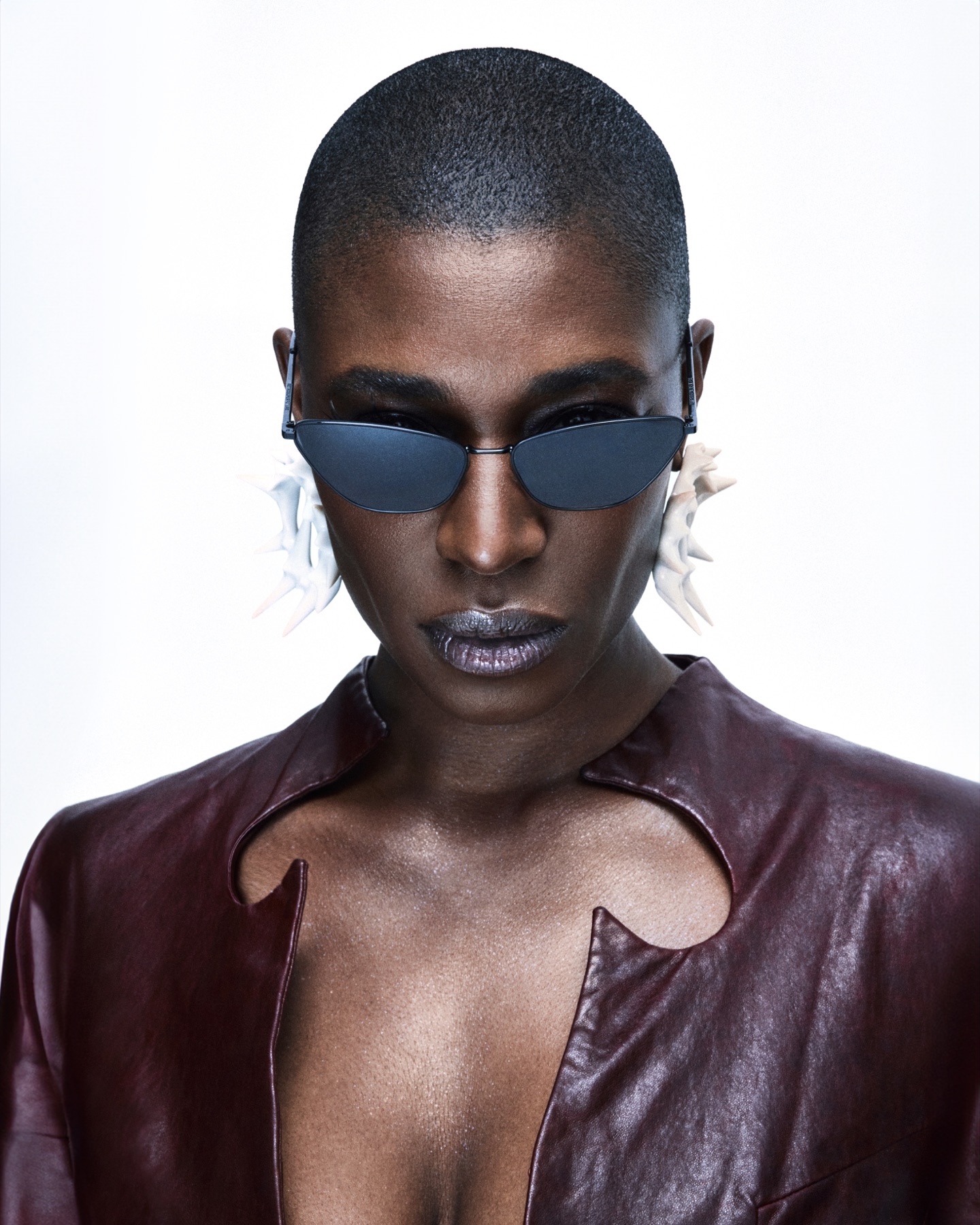 Zyma Studio jewelry worn in editorial image